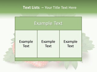 Healthy Fruit Fruity PowerPoint Template