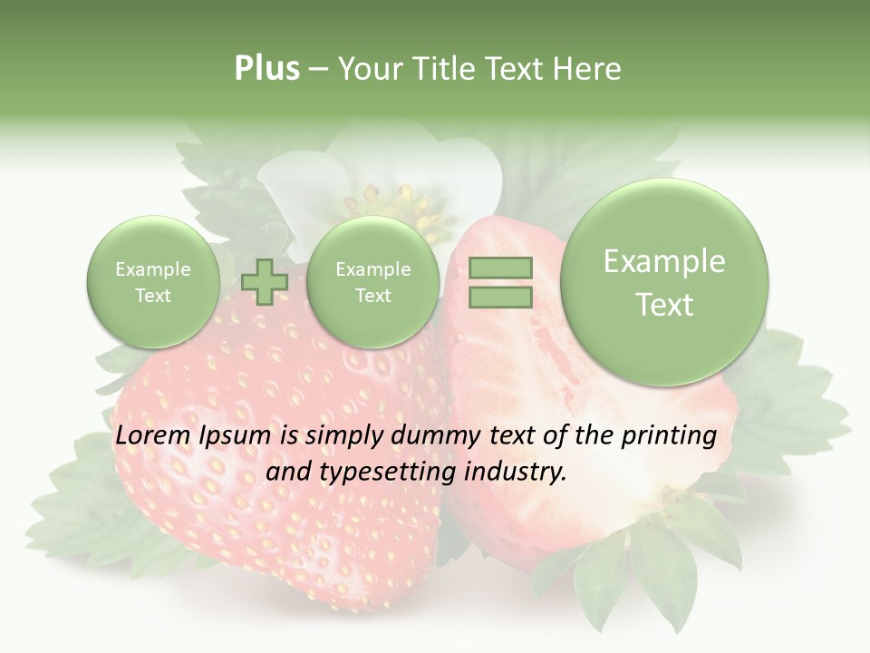 Healthy Fruit Fruity PowerPoint Template