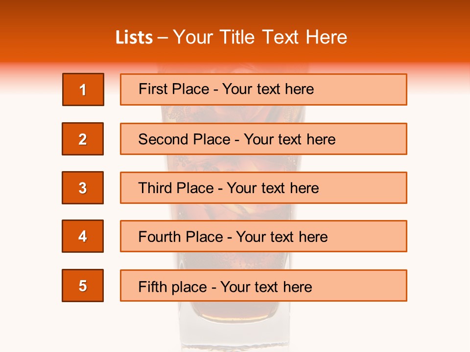 Freshness Goblet Flow PowerPoint Template