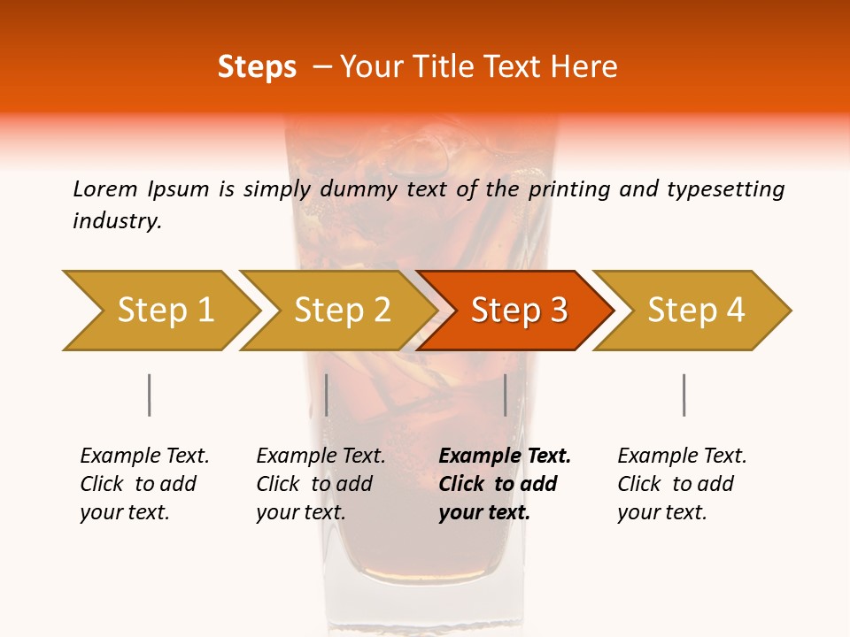 Freshness Goblet Flow PowerPoint Template