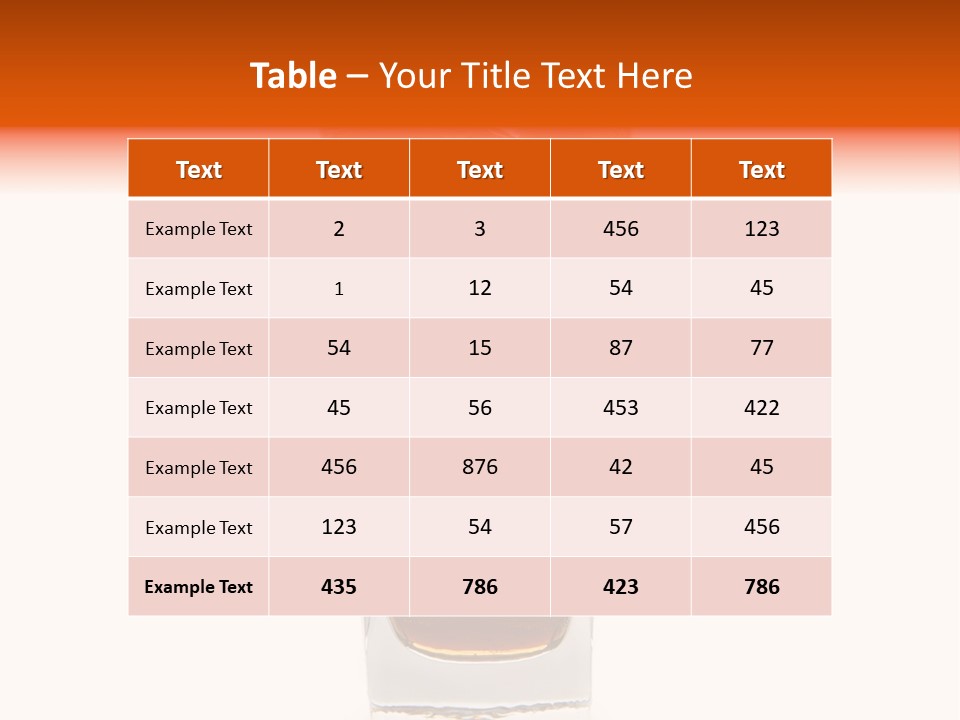 Freshness Goblet Flow PowerPoint Template