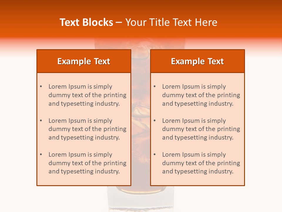 Freshness Goblet Flow PowerPoint Template