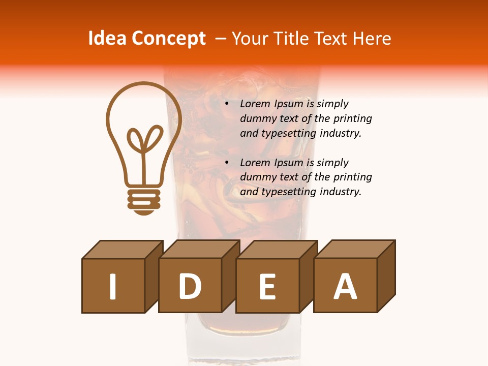 Freshness Goblet Flow PowerPoint Template