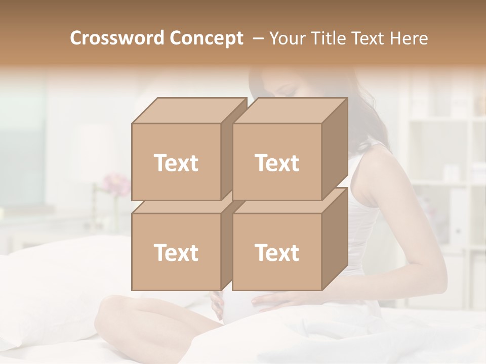 Mother Waiting  PowerPoint Template