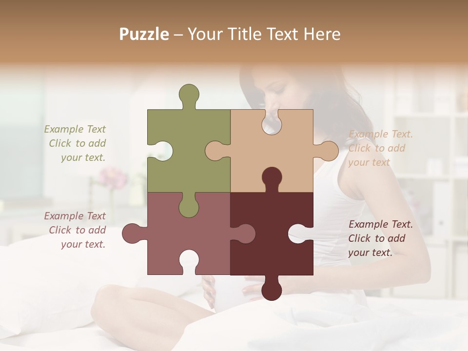 Mother Waiting  PowerPoint Template