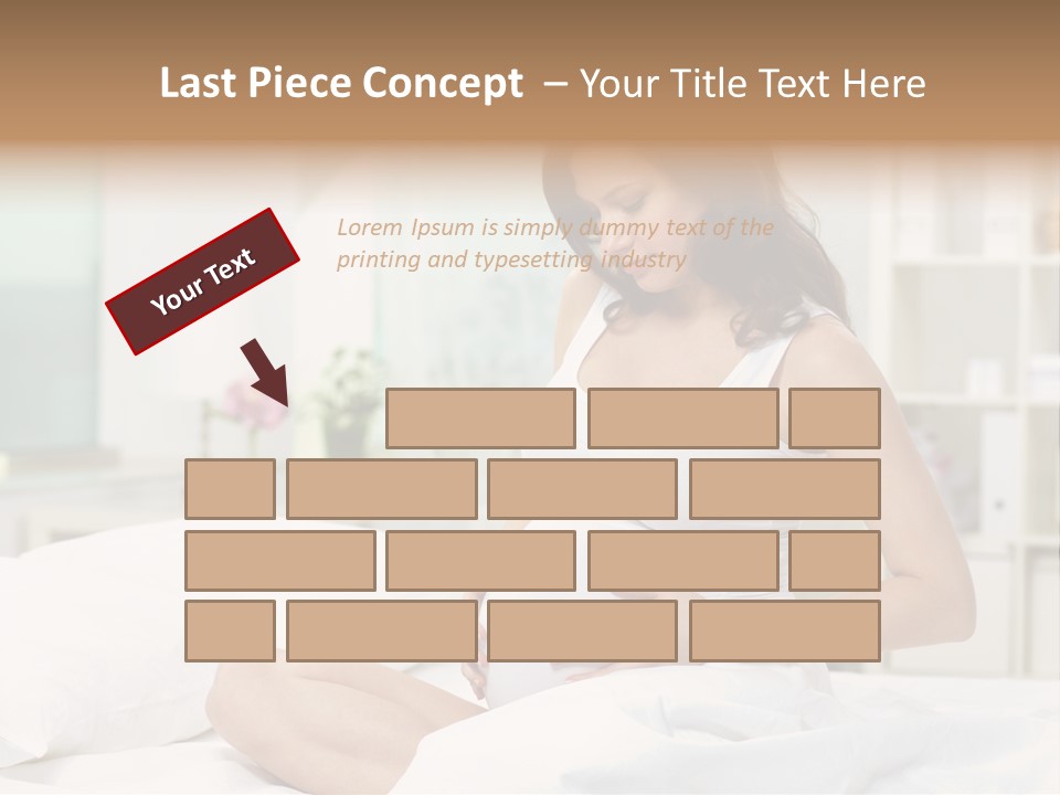 Mother Waiting  PowerPoint Template