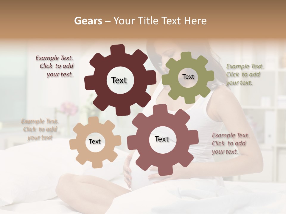 Mother Waiting  PowerPoint Template