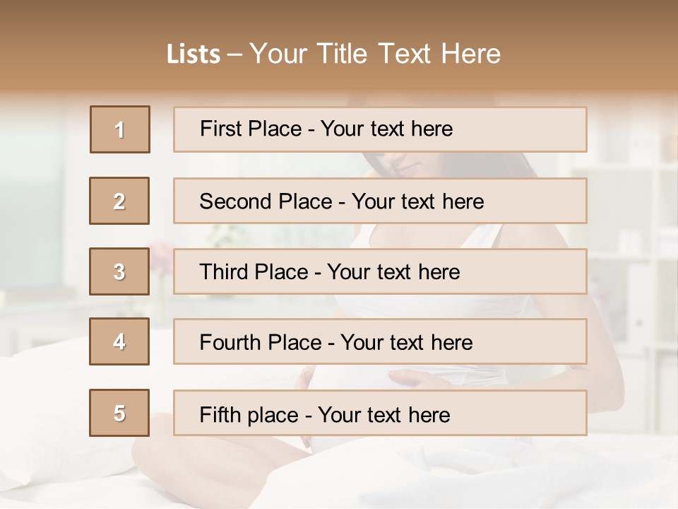 Mother Waiting  PowerPoint Template
