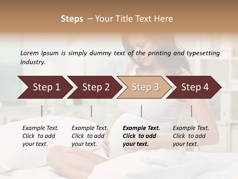 Mother Waiting  PowerPoint Template