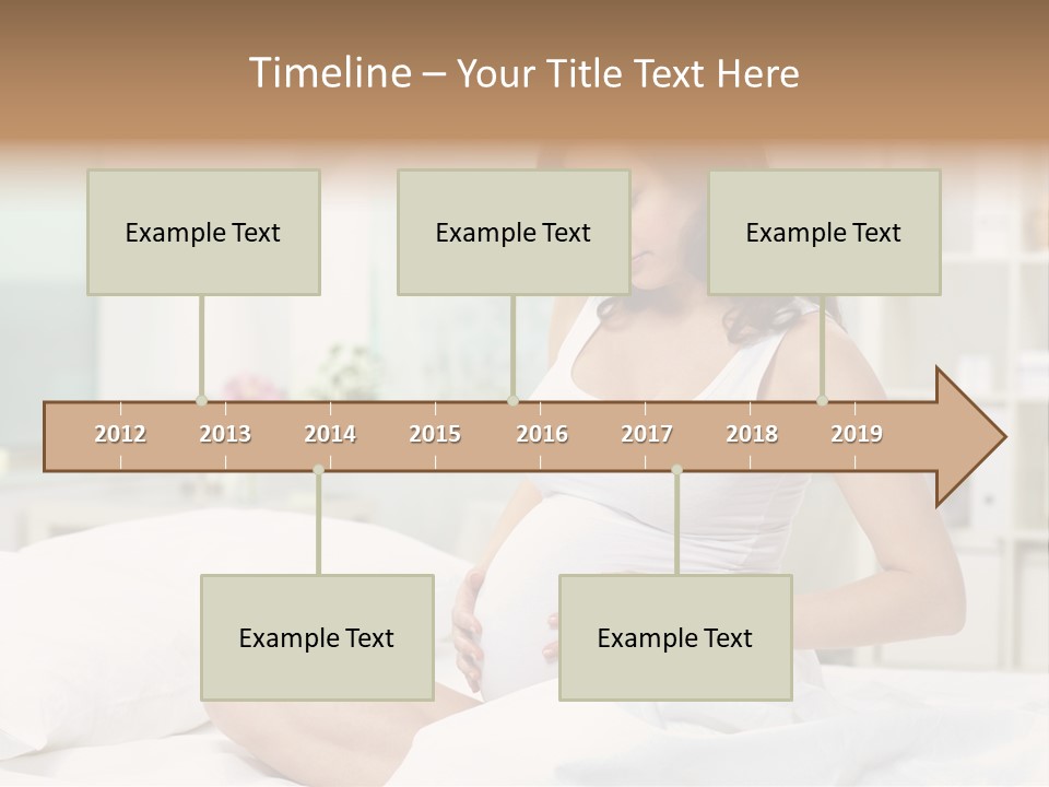 Mother Waiting  PowerPoint Template