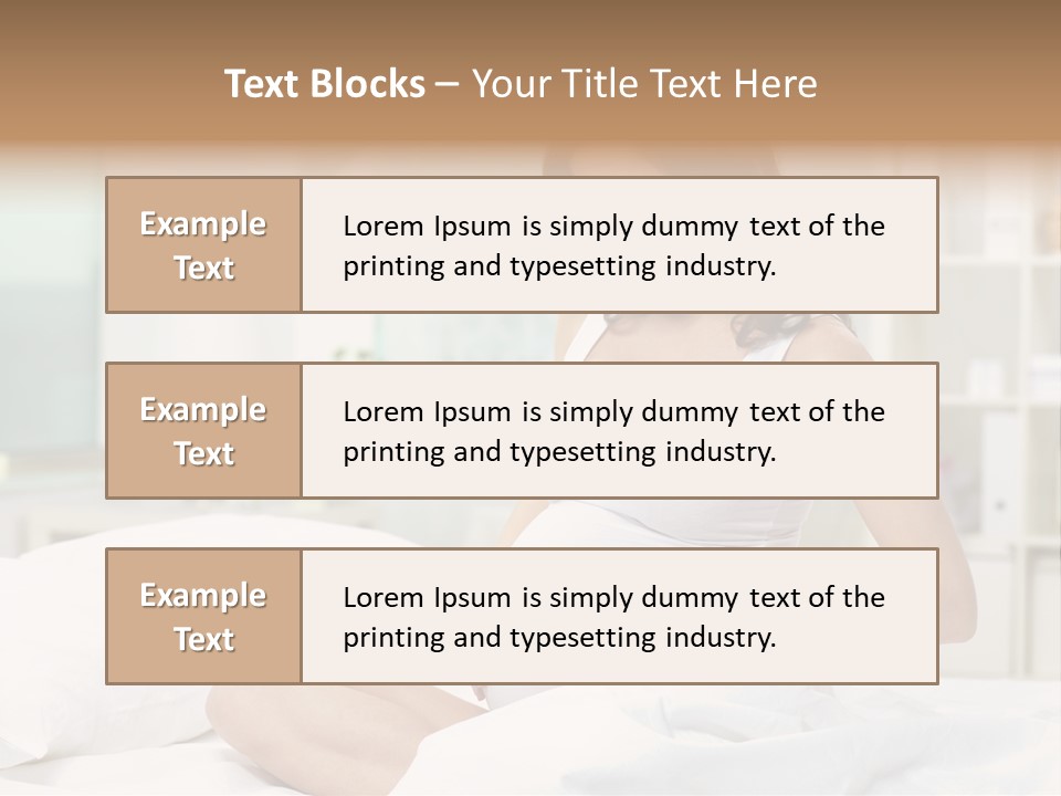 Mother Waiting  PowerPoint Template