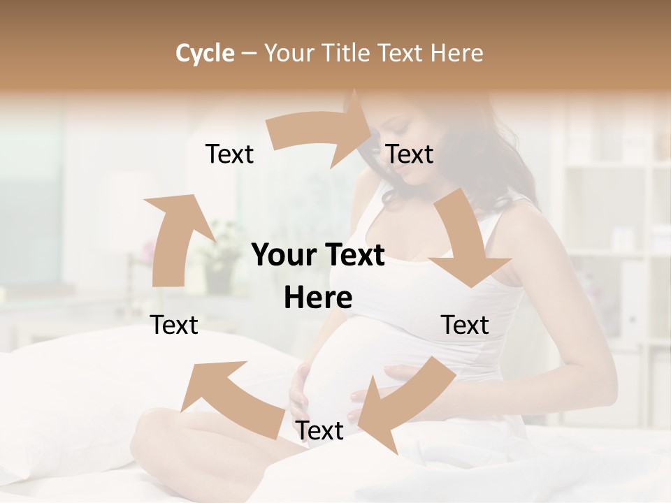 Mother Waiting  PowerPoint Template