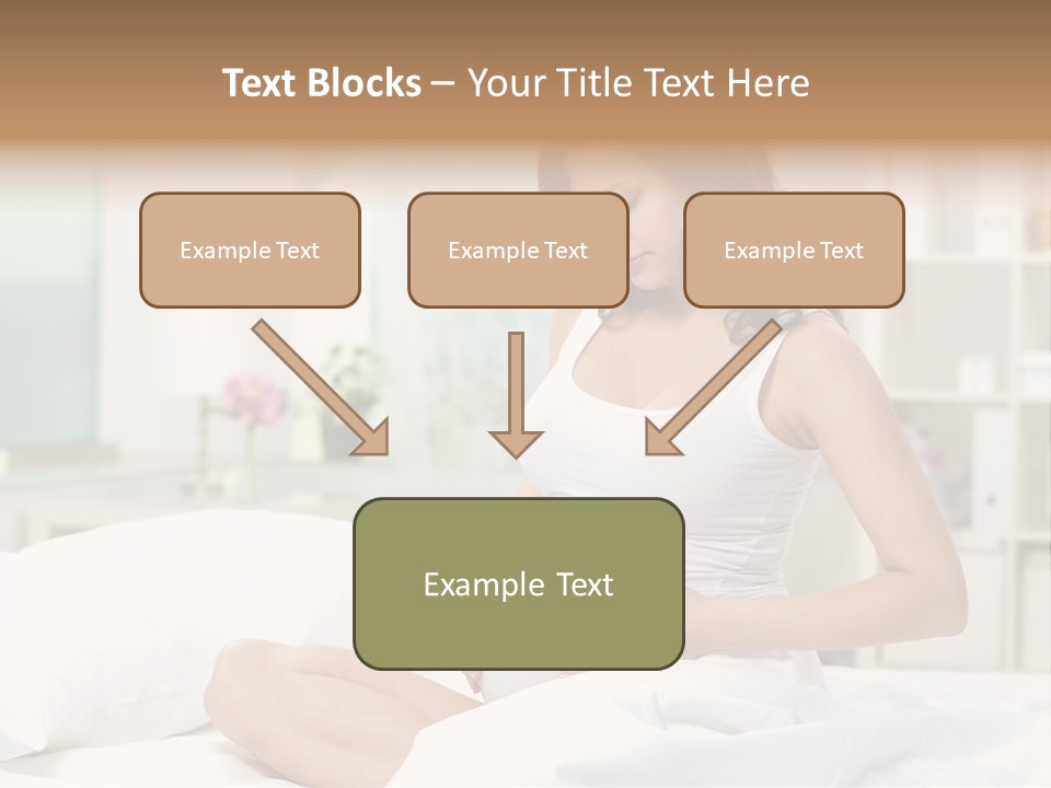 Mother Waiting  PowerPoint Template