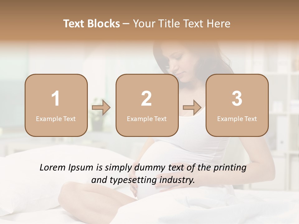Mother Waiting  PowerPoint Template