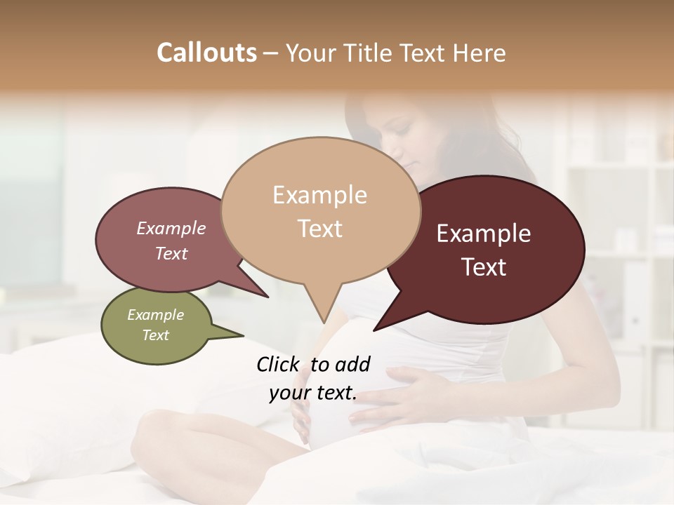 Mother Waiting  PowerPoint Template