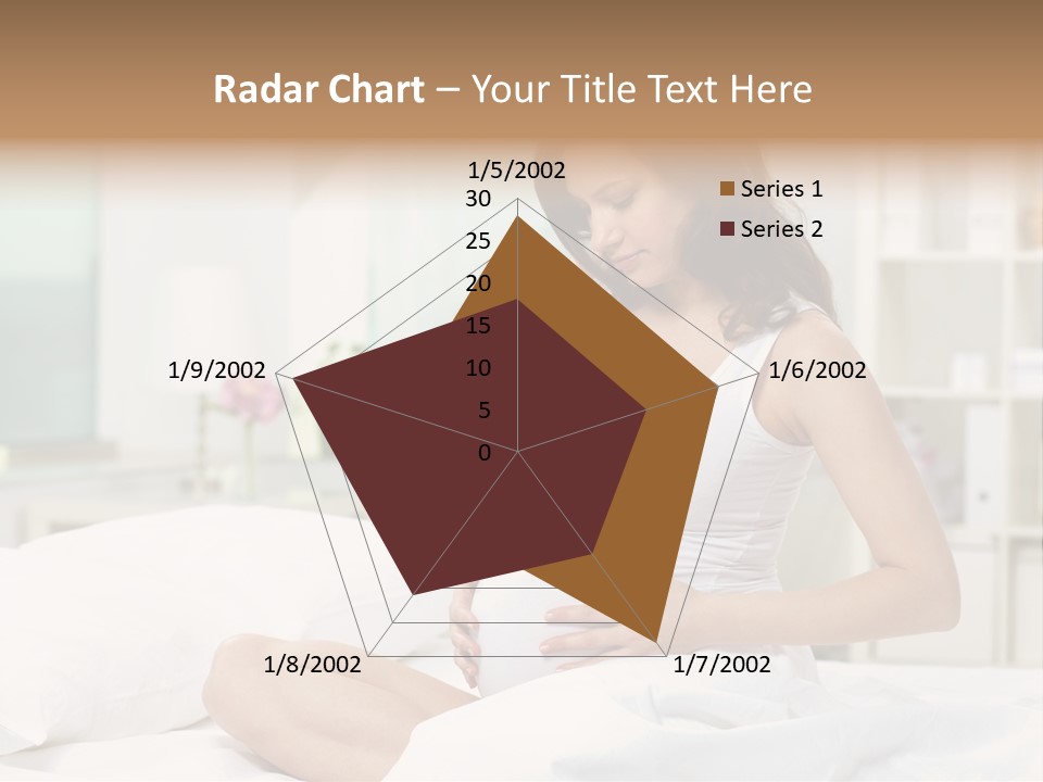 Mother Waiting  PowerPoint Template