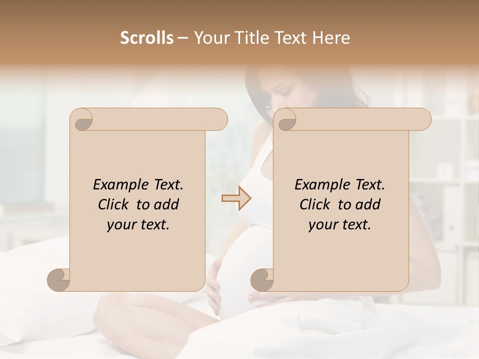 Mother Waiting  PowerPoint Template
