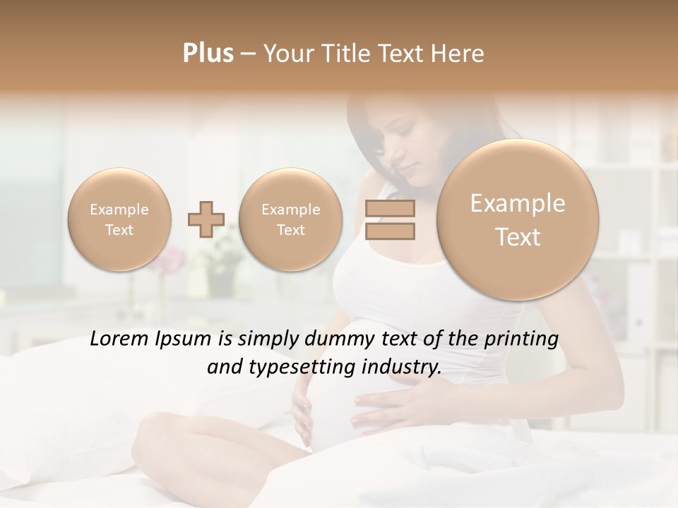 Mother Waiting  PowerPoint Template