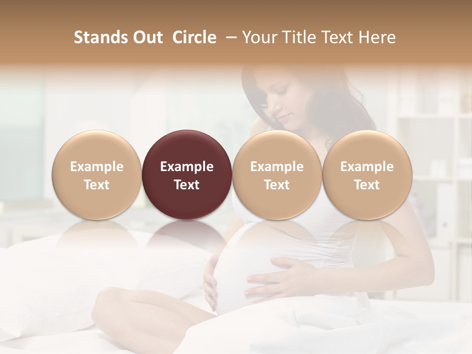 Mother Waiting  PowerPoint Template