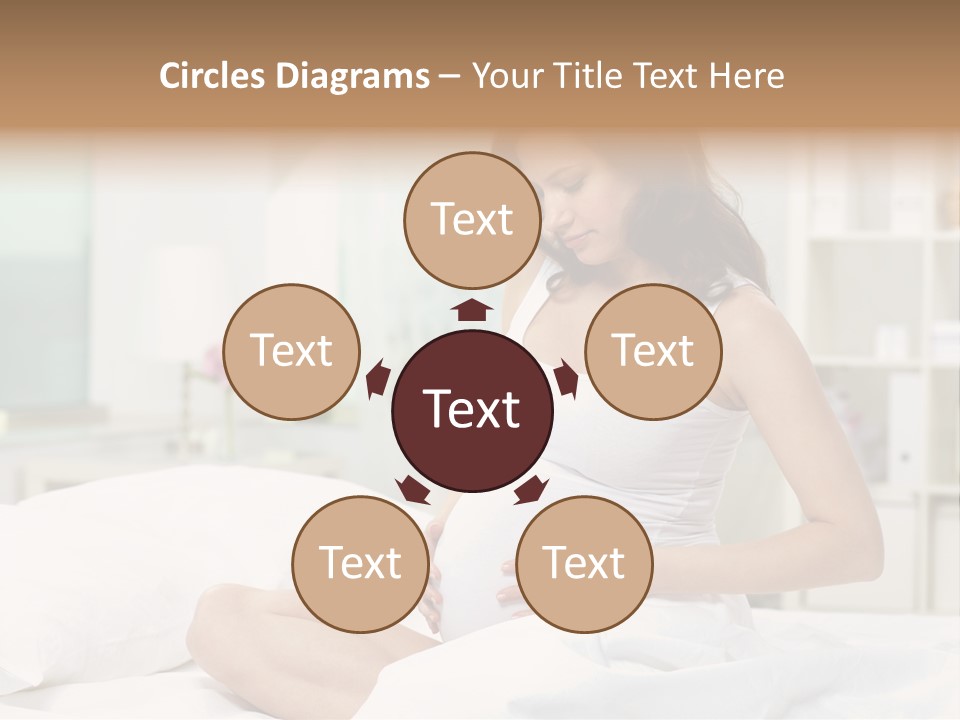 Mother Waiting  PowerPoint Template