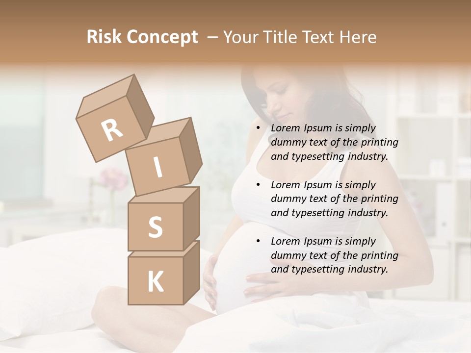 Mother Waiting  PowerPoint Template