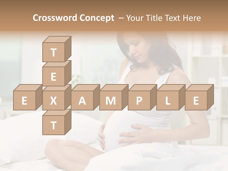 Mother Waiting  PowerPoint Template