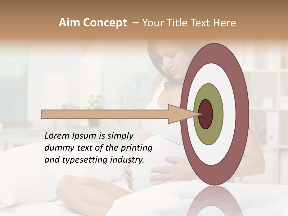 Mother Waiting  PowerPoint Template