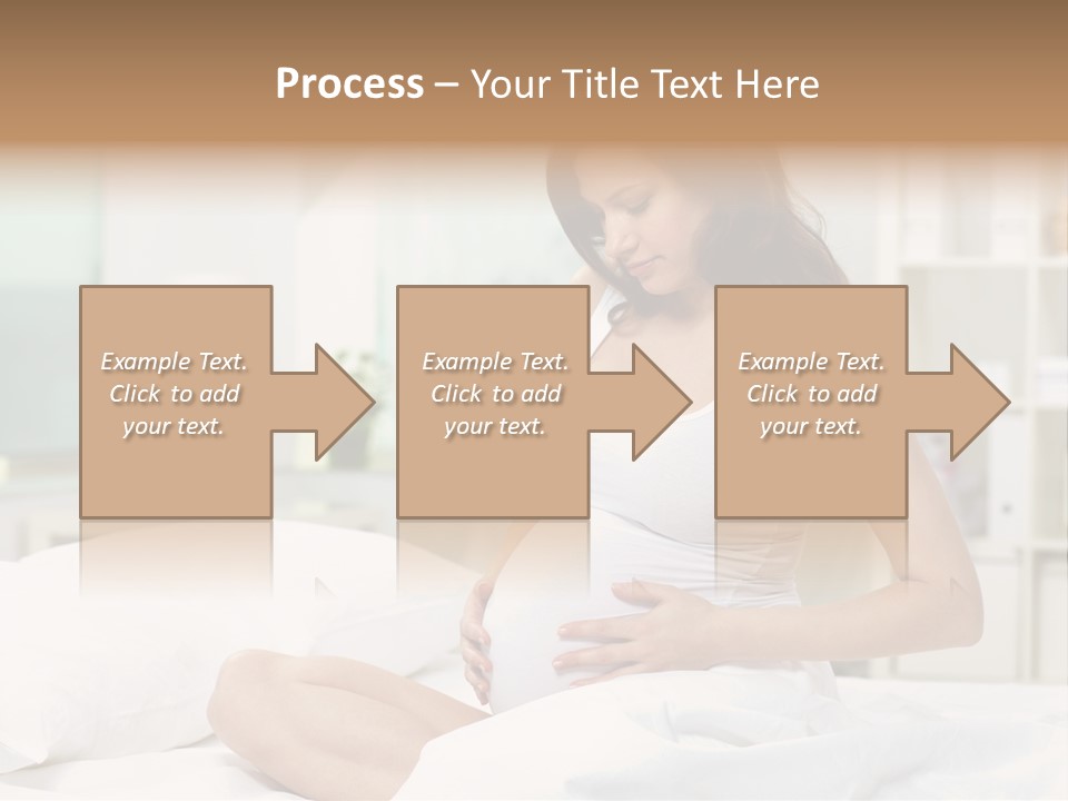 Mother Waiting  PowerPoint Template