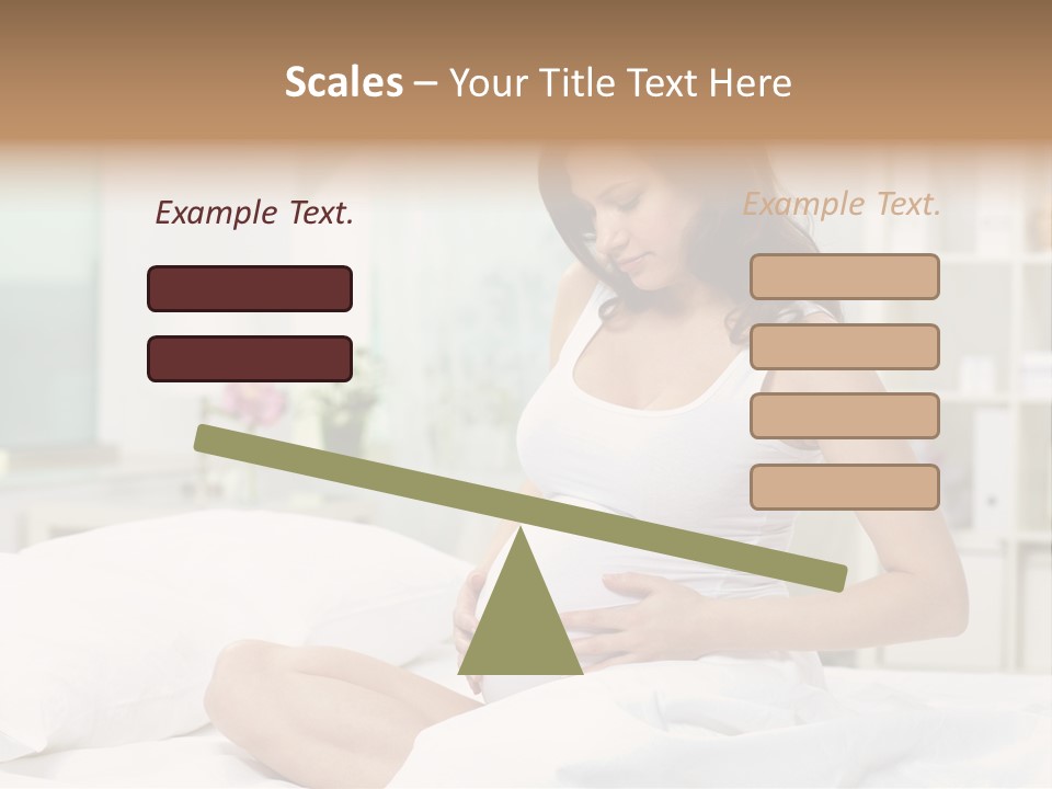 Mother Waiting  PowerPoint Template