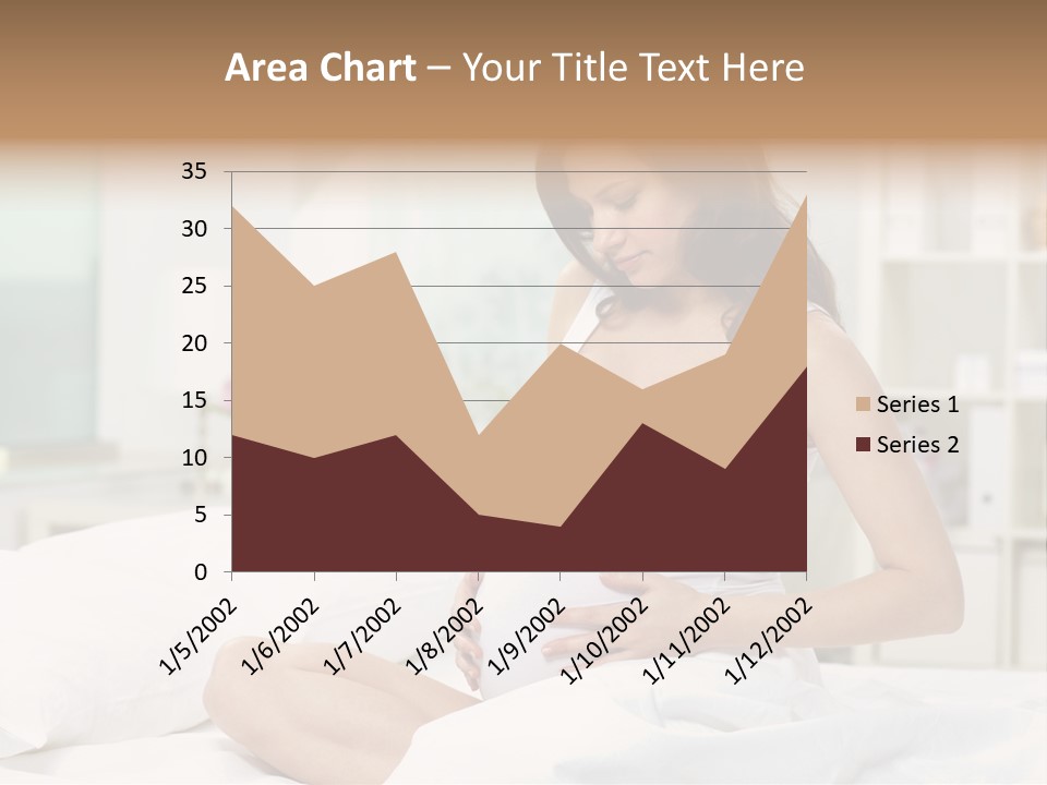Mother Waiting  PowerPoint Template