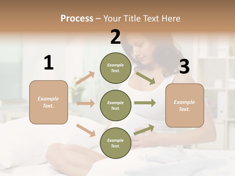 Mother Waiting  PowerPoint Template