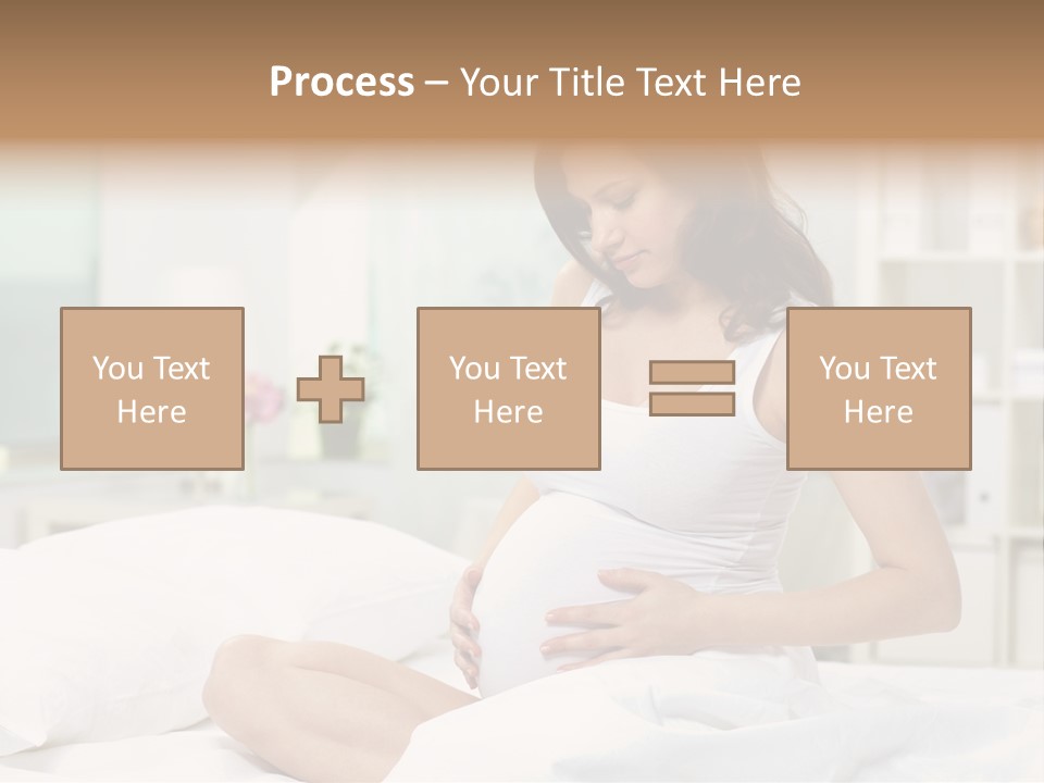 Mother Waiting  PowerPoint Template