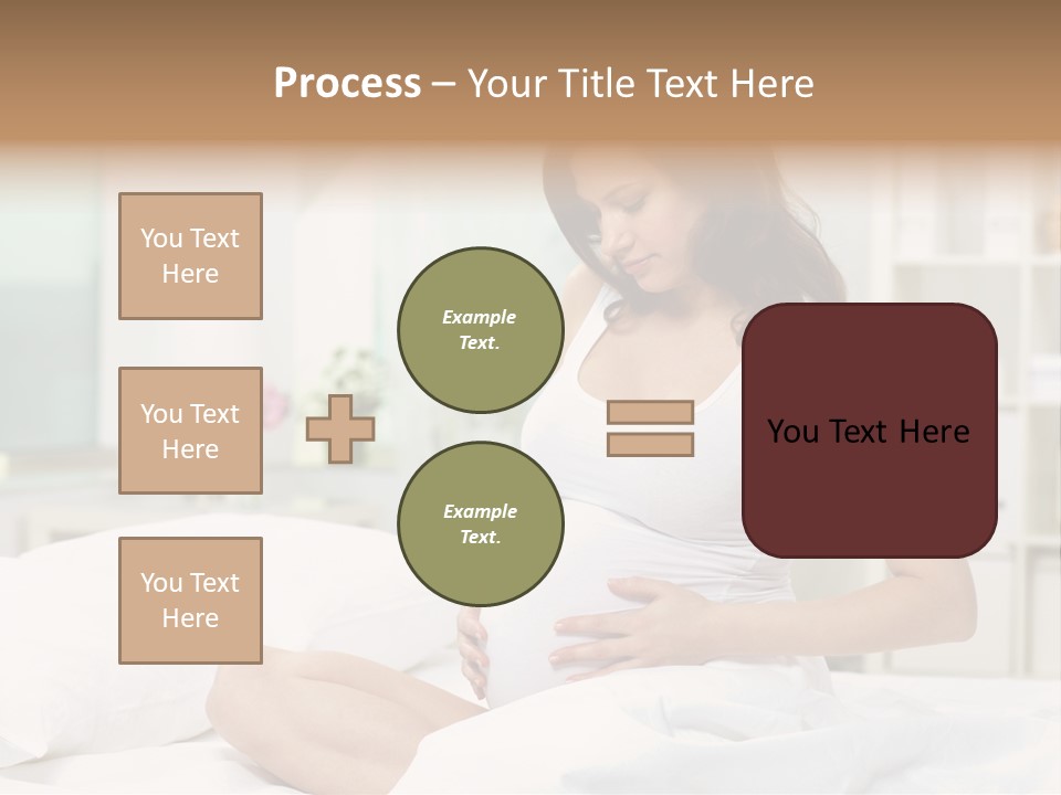 Mother Waiting  PowerPoint Template