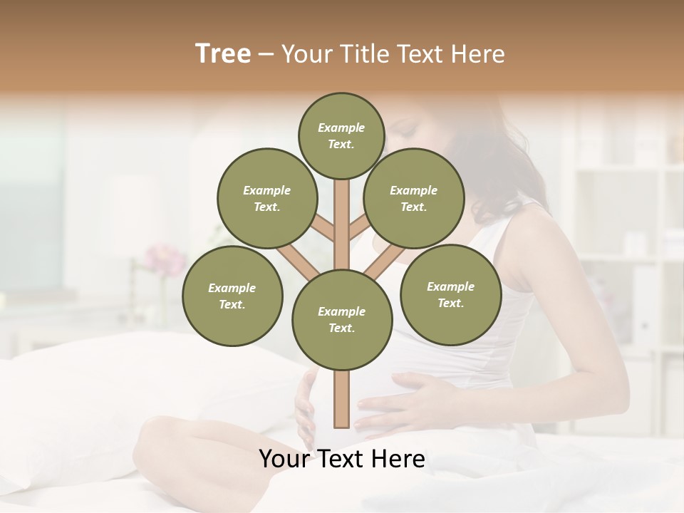 Mother Waiting  PowerPoint Template