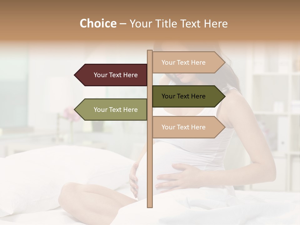 Mother Waiting  PowerPoint Template