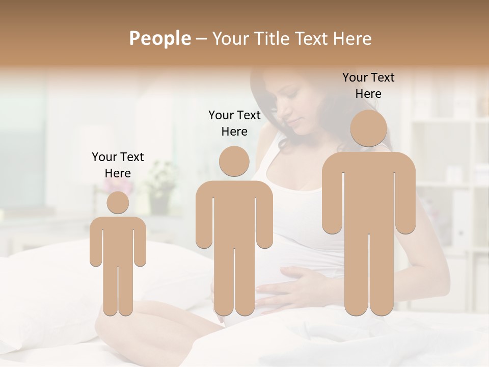 Mother Waiting  PowerPoint Template