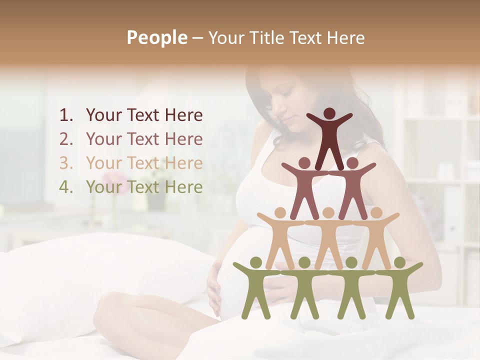 Mother Waiting  PowerPoint Template