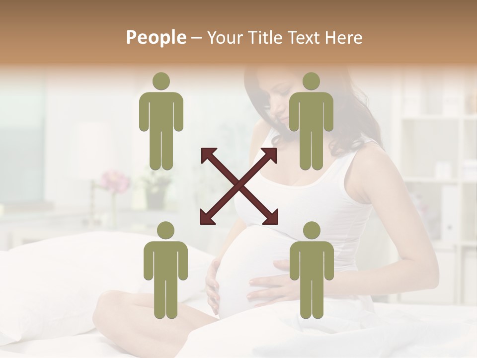 Mother Waiting  PowerPoint Template