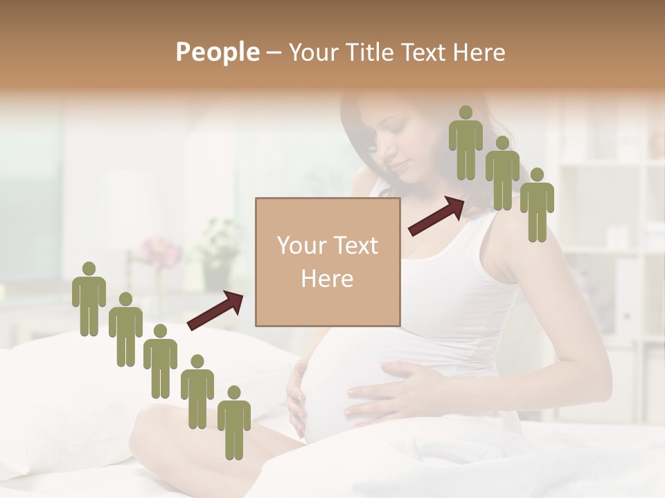 Mother Waiting  PowerPoint Template