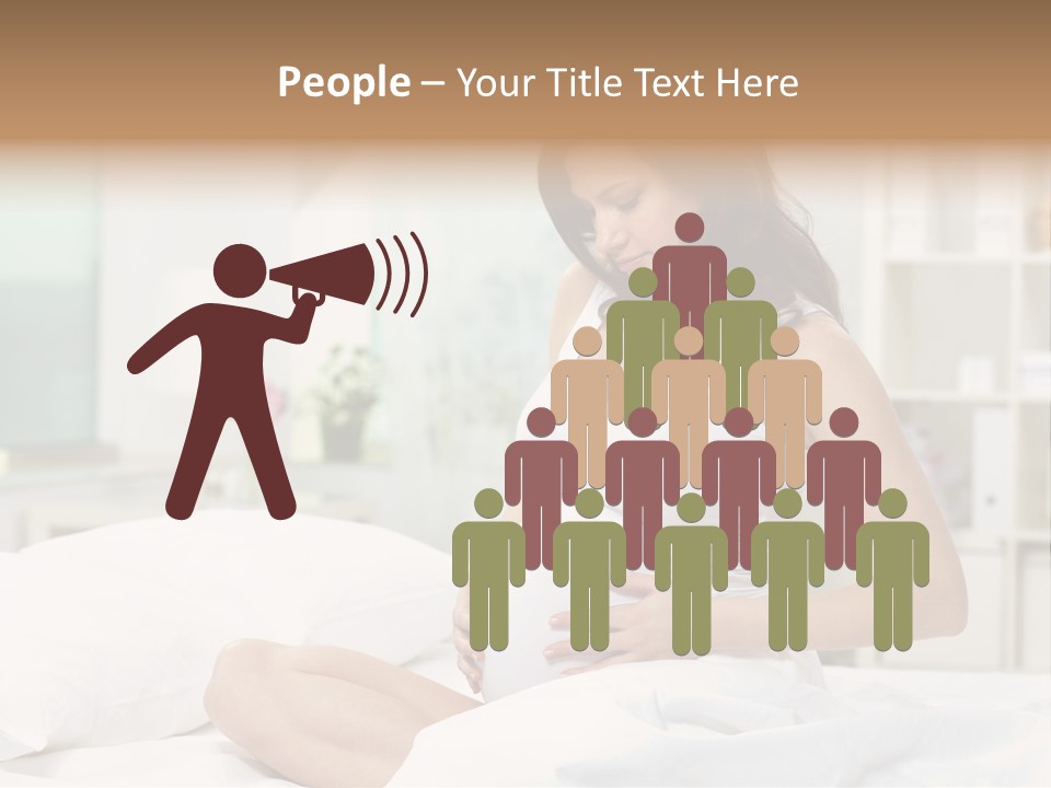 Mother Waiting  PowerPoint Template