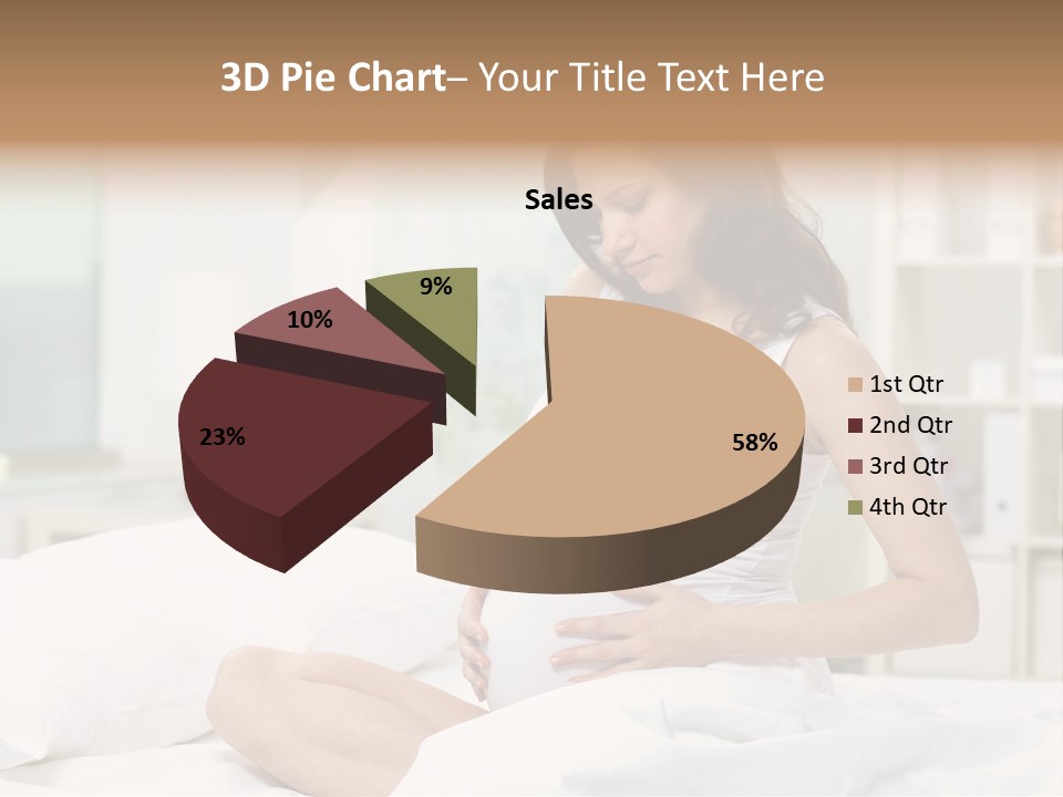 Mother Waiting  PowerPoint Template
