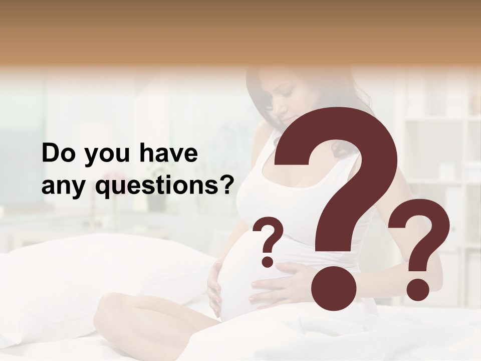 Mother Waiting  PowerPoint Template