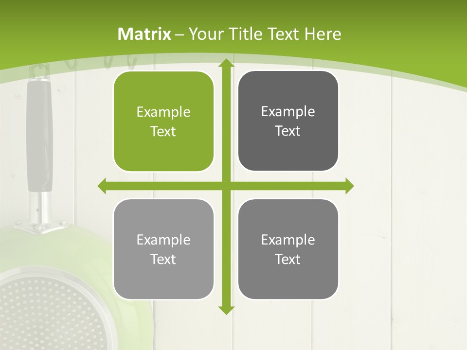 Kitchenware Object Space PowerPoint Template