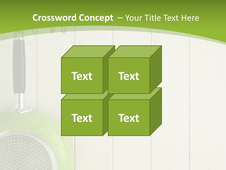 Kitchenware Object Space PowerPoint Template