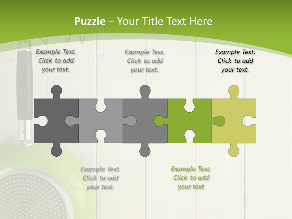 Kitchenware Object Space PowerPoint Template