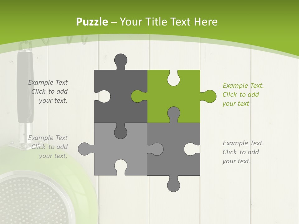 Kitchenware Object Space PowerPoint Template