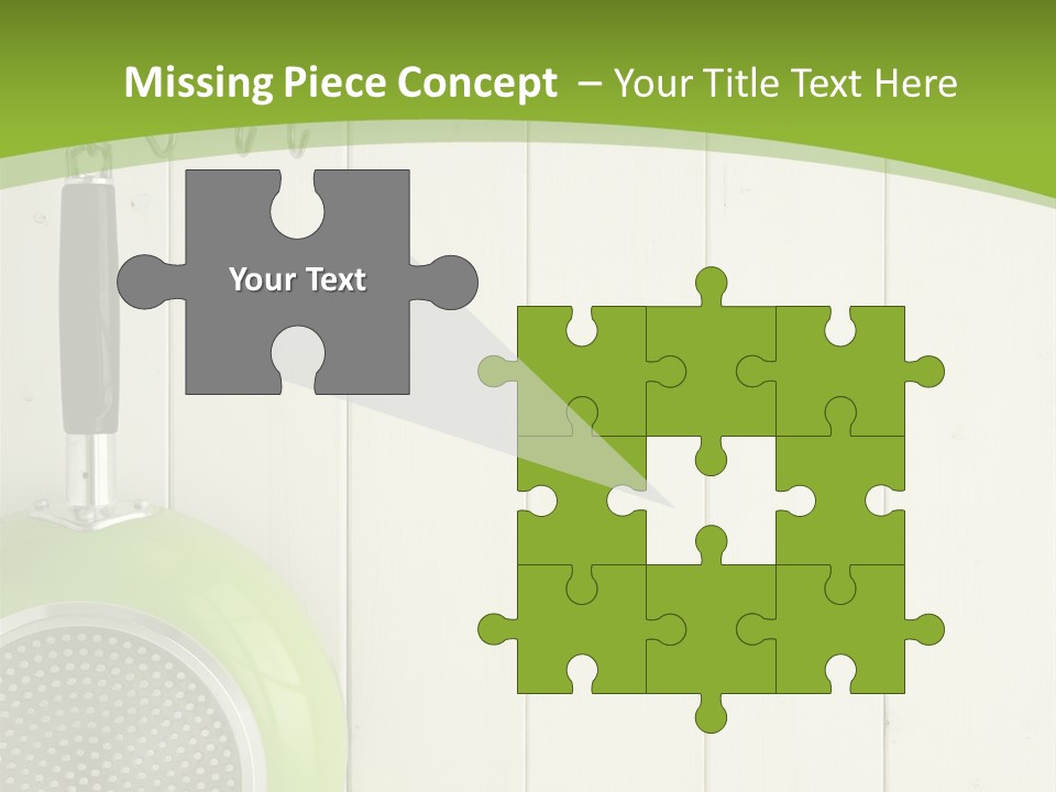 Kitchenware Object Space PowerPoint Template