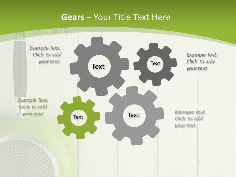 Kitchenware Object Space PowerPoint Template