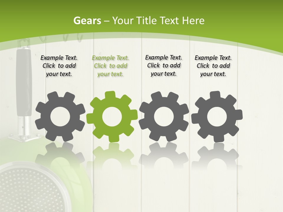 Kitchenware Object Space PowerPoint Template