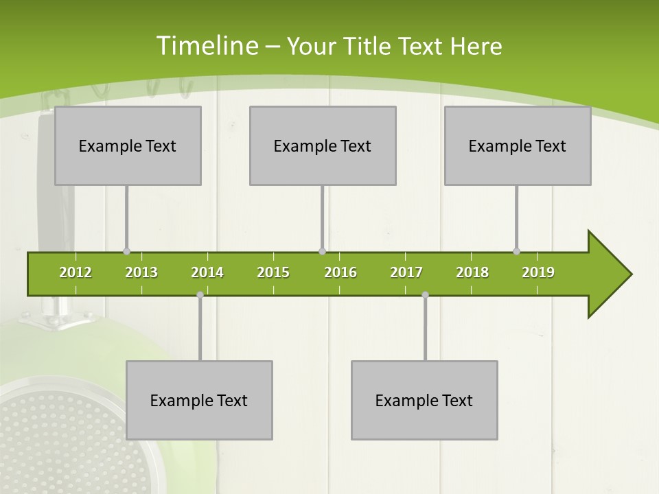 Kitchenware Object Space PowerPoint Template
